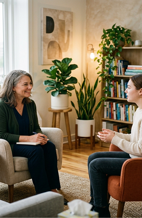 Therapist and Client